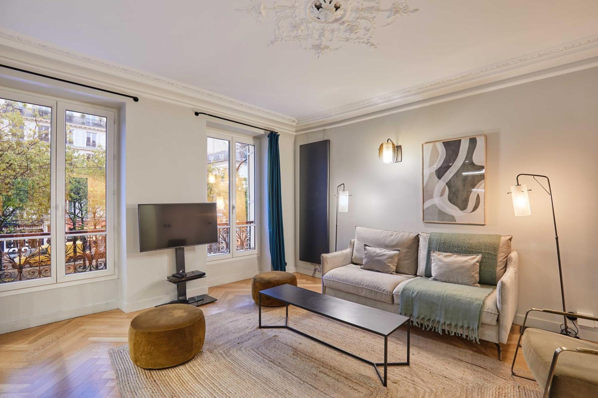 Magnificent Apartment - 3Br- 8P - Batignolles Париж Экстерьер фото
