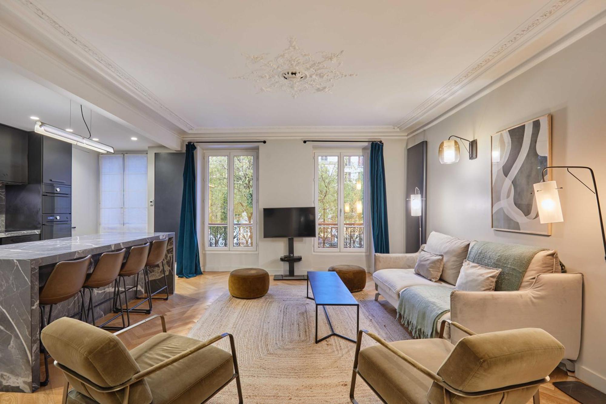 Magnificent Apartment - 3Br- 8P - Batignolles Париж Экстерьер фото